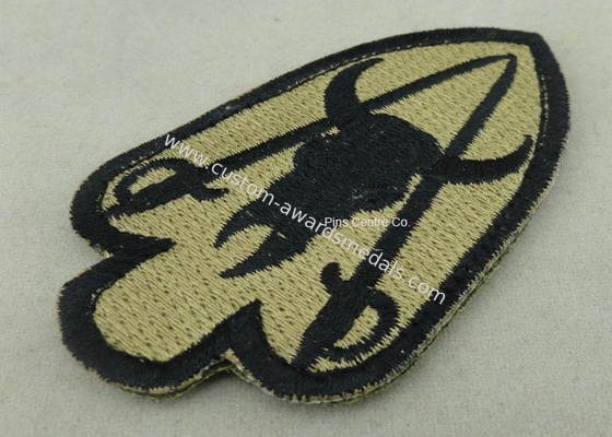 Sew On Handmade Custom Embroidery Patches For Clothes , Eco Friendly