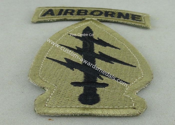 USA Military Clothes Custom Embroidery Patches OEM For Promotion