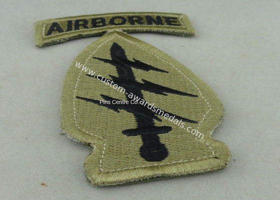 USA Military Clothes Custom Embroidery Patches OEM For Promotion