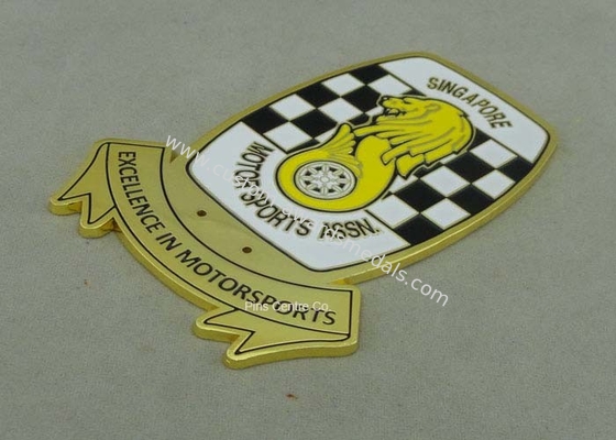 Imitation Hard Enamel Medals For Awards / School Custom Medals By Die Stamped