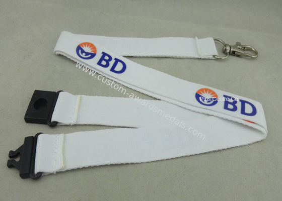 Silk Screen Printing Promotional Lanyards Polyester Lanyard Multi Colors