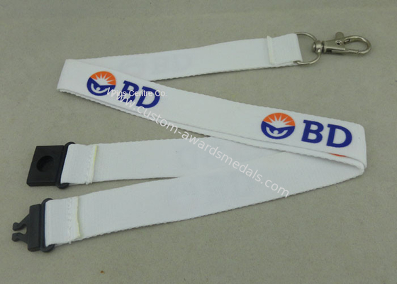 Silk Screen Printing Promotional Lanyards Polyester Lanyard Multi Colors