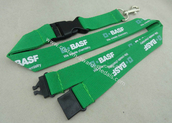 Polyester Double Sides Custom Metal Keychains For Business Promotion