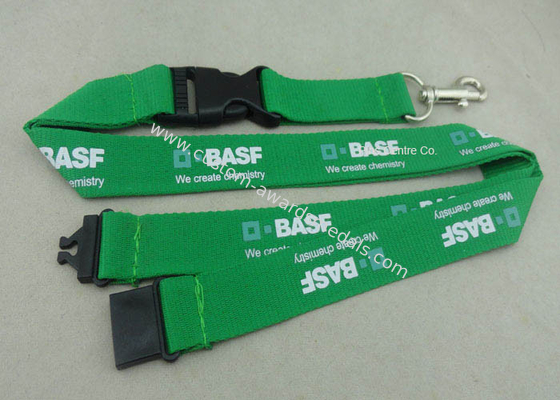 Polyester Double Sides Custom Metal Keychains For Business Promotion