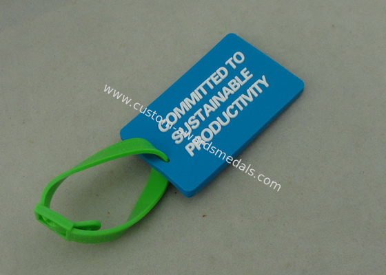 Business Promotion Promotional PVC Keyring Rubberized 4.0 Mm Thickness