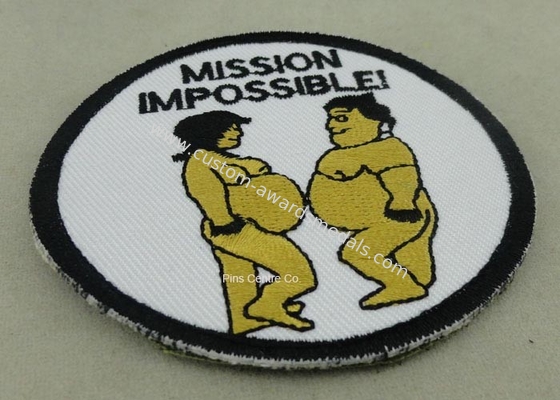 Customized Promotional Embroidered Badge With Merrow