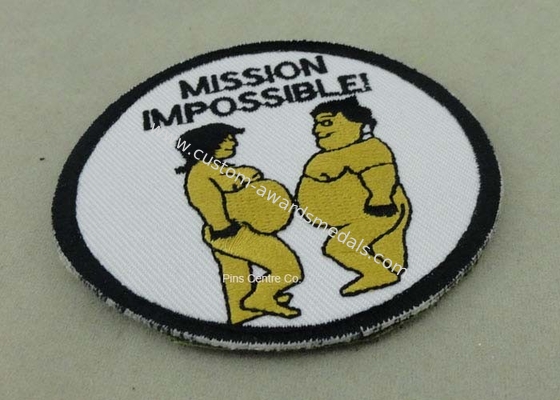 Customized Promotional Embroidered Badge With Merrow