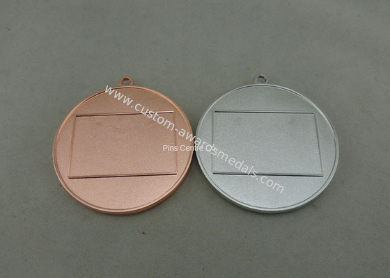 Multi Plating 3D Die Casting Sport Medals , Customized Awards Medals By Stamping