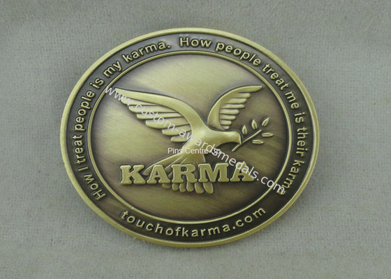 Brass Stamped Personalized Coins , 3D Military Challenge Coin