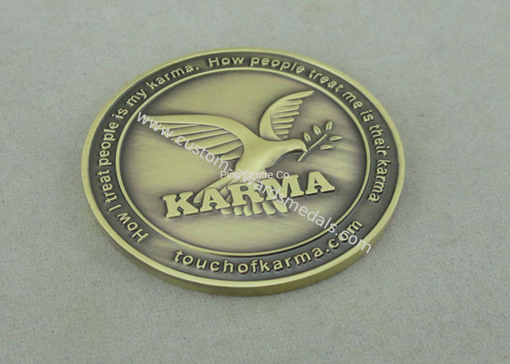 Brass Stamped Personalized Coins , 3D Military Challenge Coin