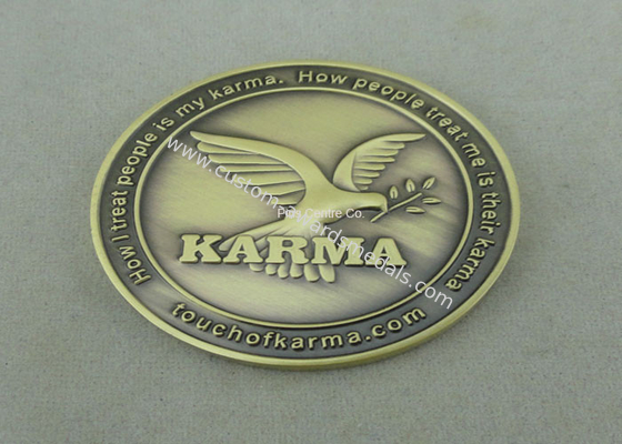 Brass Stamped Personalized Coins , 3D Military Challenge Coin