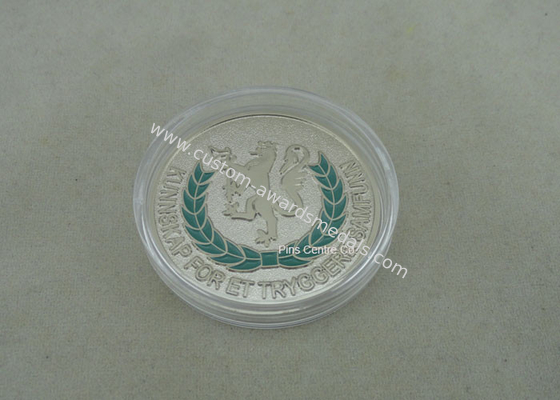 Personalized Soft Enamel Coins , Zinc Alloy Die Stamped Memorial Coin