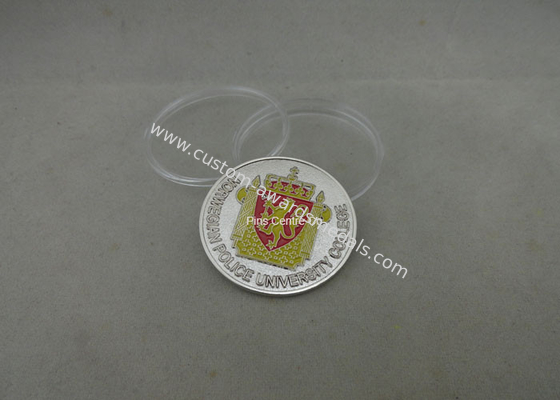 Personalized Soft Enamel Coins , Zinc Alloy Die Stamped Memorial Coin