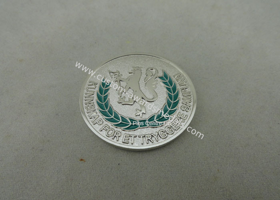 Personalized Soft Enamel Coins , Zinc Alloy Die Stamped Memorial Coin