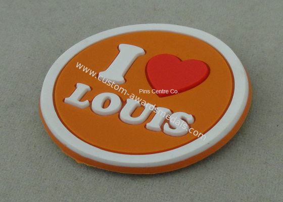 Multi Color Customized Plastic Coaster , Soft PVC Promotional Luggage Tag