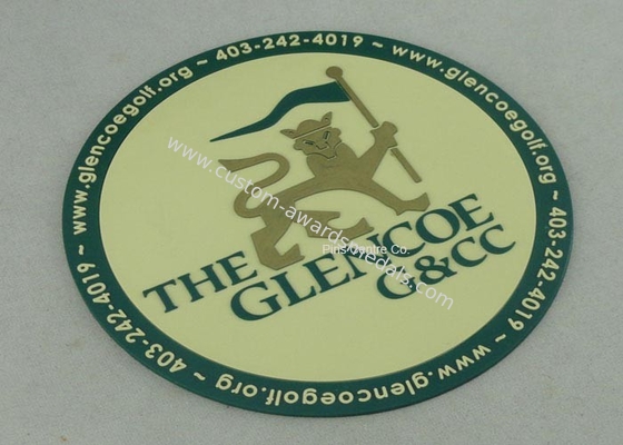 Promotional 2D PVC Coaster , Custom Plastic Luggage Tag For Business