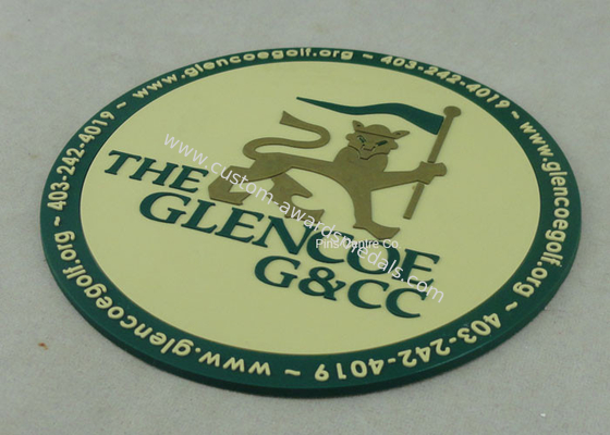 Promotional 2D PVC Coaster , Custom Plastic Luggage Tag For Business