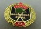 Soft Enamel Military Souvenir Badges With Zinc Alloy , Die Struck Army Awards Badges