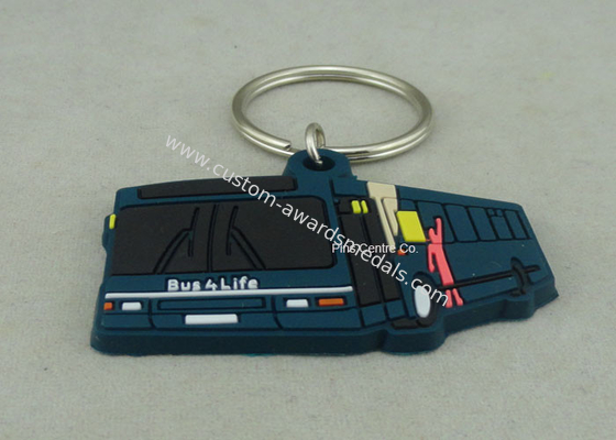 Custom Soft PVC Keychain , Promotional 2D Custom Rubber Keychains