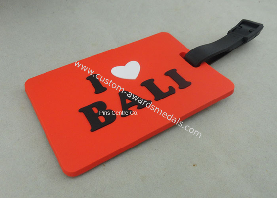 Soft PVC Rubber Silicone Leather Custom Luggage Tags Customized