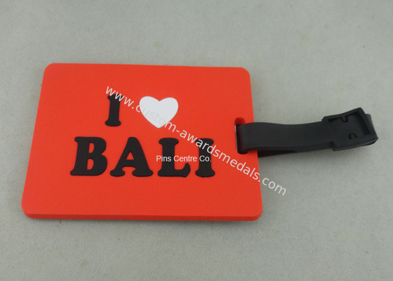 Soft PVC Rubber Silicone Leather Custom Luggage Tags Customized