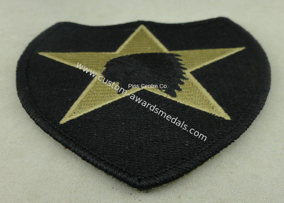 USA Military Personalised Embroidered Badges , Embroidery Custom Cloth Patches