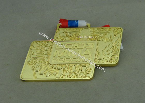 3D Die Cast Medals by Zinc Alloy For Carnival CFK, With Antique Brass Plating