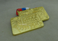 3D Die Cast Medals by Zinc Alloy For Carnival CFK, With Antique Brass Plating