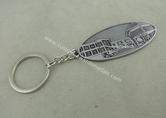 Scuba Diving Metal Pewter Promotional Keychain with Antique Brass Plating for Promotional Gift