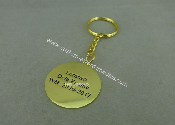 Scuba Diving Pewter / Brass / Copper Key Chain, Antique Brass Plating Promotional Keychain