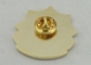 35 mm Collectable Hard Enamel Pin Gift , 3D Design Die Struck Gold Plating