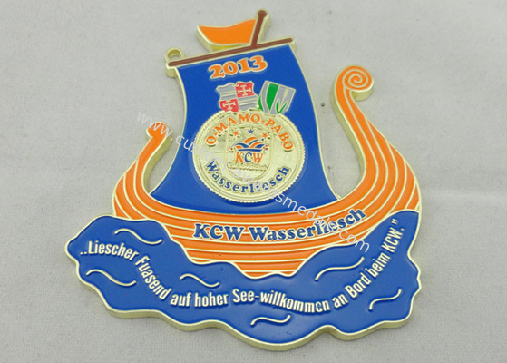 Customized Zinc Alloy Enamel Medal , Colorful Souvenir Medal For Decorate