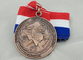University Ribbon Medals , Die Casting , 3D And Antique Copper Plating For Gift