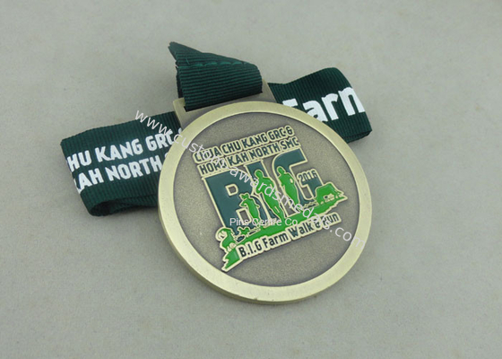 Enamel Zinc Alloy Running award medals for Running Sport Half Marathon Meeting