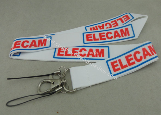 Customized Environment Friendly Heat Transfer Printing Lanyard , custom key lanyards