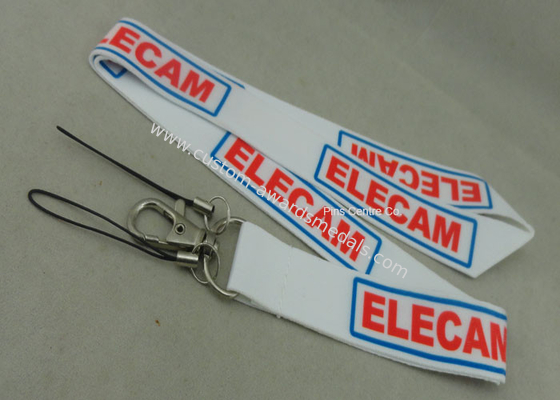 Customized Environment Friendly Heat Transfer Printing Lanyard , custom key lanyards