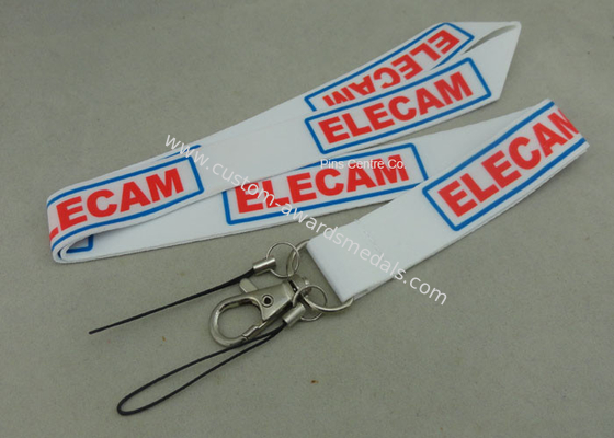 Customized Environment Friendly Heat Transfer Printing Lanyard , custom key lanyards