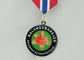 45mm Competition Custom Awards Medals With Ribbon , Epoxy Added , No Plating