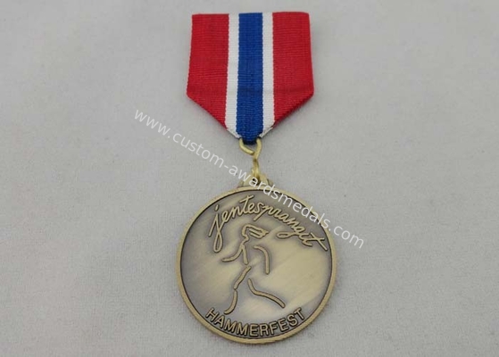 Hammerfest Custom Awards Medals / 2.0mm Laser Engraved Raised Metal