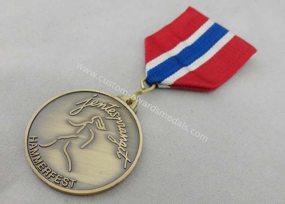 Hammerfest Custom Awards Medals / 2.0mm Laser Engraved Raised Metal