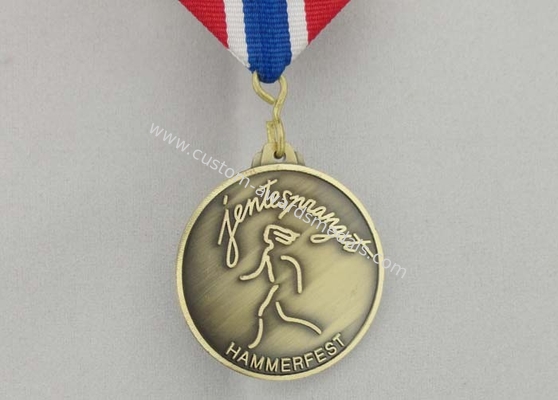 Hammerfest Custom Awards Medals / 2.0mm Laser Engraved Raised Metal