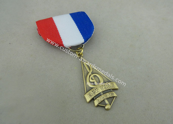 Brass Custom Awards Medals 3D Die Stamped Awards Medals 1.2 - 10mm Thickness