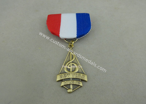 Brass Custom Awards Medals 3D Die Stamped Awards Medals 1.2 - 10mm Thickness