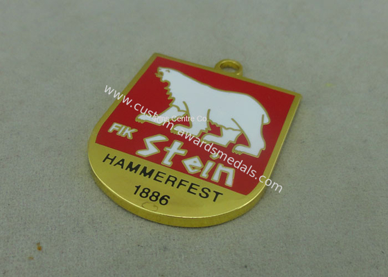 Zinc Alloy Imitation Hard Enamel Personalized Medals Customized For Awards