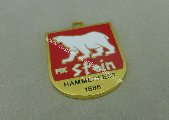 Zinc Alloy Imitation Hard Enamel Personalized Medals Customized For Awards