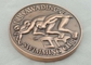 Both Sides 3D Personalized Coins Copper Plated For Collection