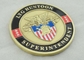 Zinc Alloy Personalized Coins Antique Gold Plating For Awards