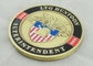 Zinc Alloy Personalized Coins Antique Gold Plating For Awards