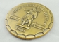 Brass Stamped Personalized Coins 3d Antique Gold Plating