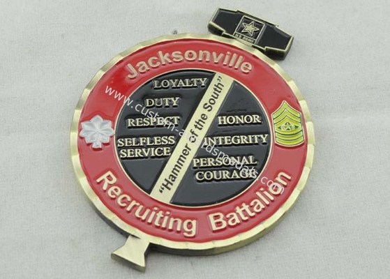 Jacksonville Personalized Coins Awarded For Excellence, Diamond Cut Edge